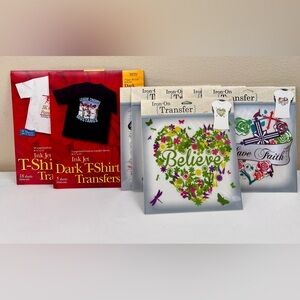 Avery T-Shirt Transfers -Ink Jet Packs, Iron on Transfers Vibrant Colors 8 sets